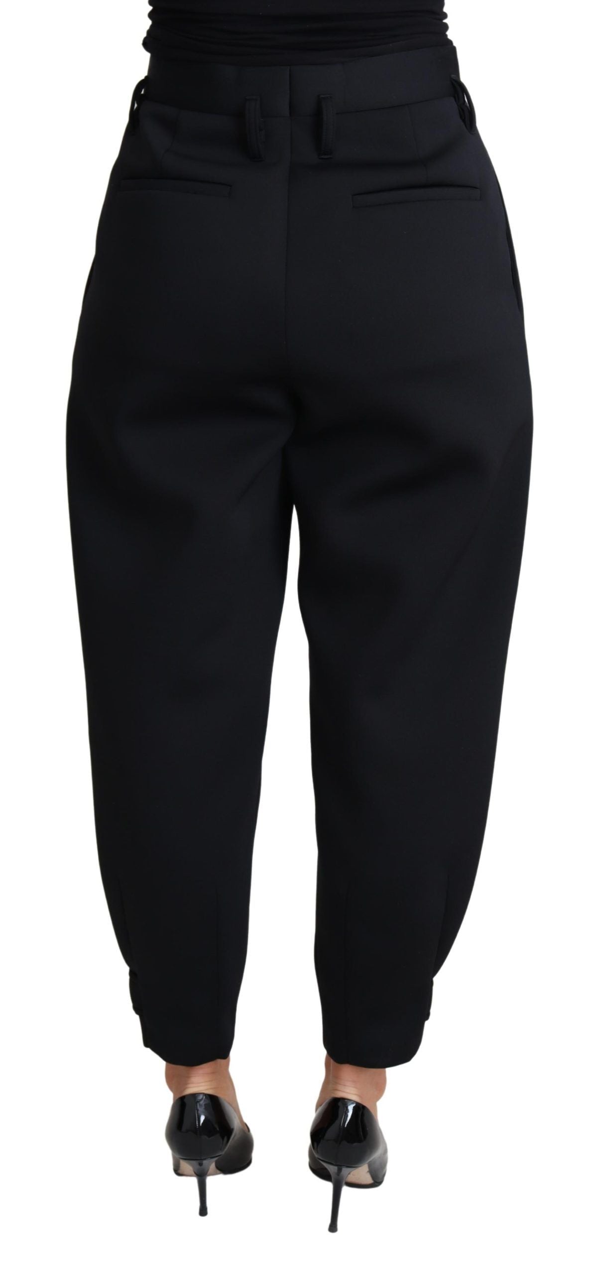Dolce & Gabbana Elegant High-Waist Cropped Women's Trousers