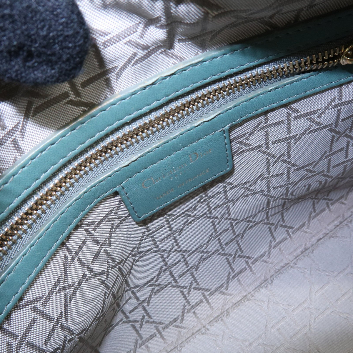 Christian Dior Lady Dior Green Leather Handbag (Pre-Owned)