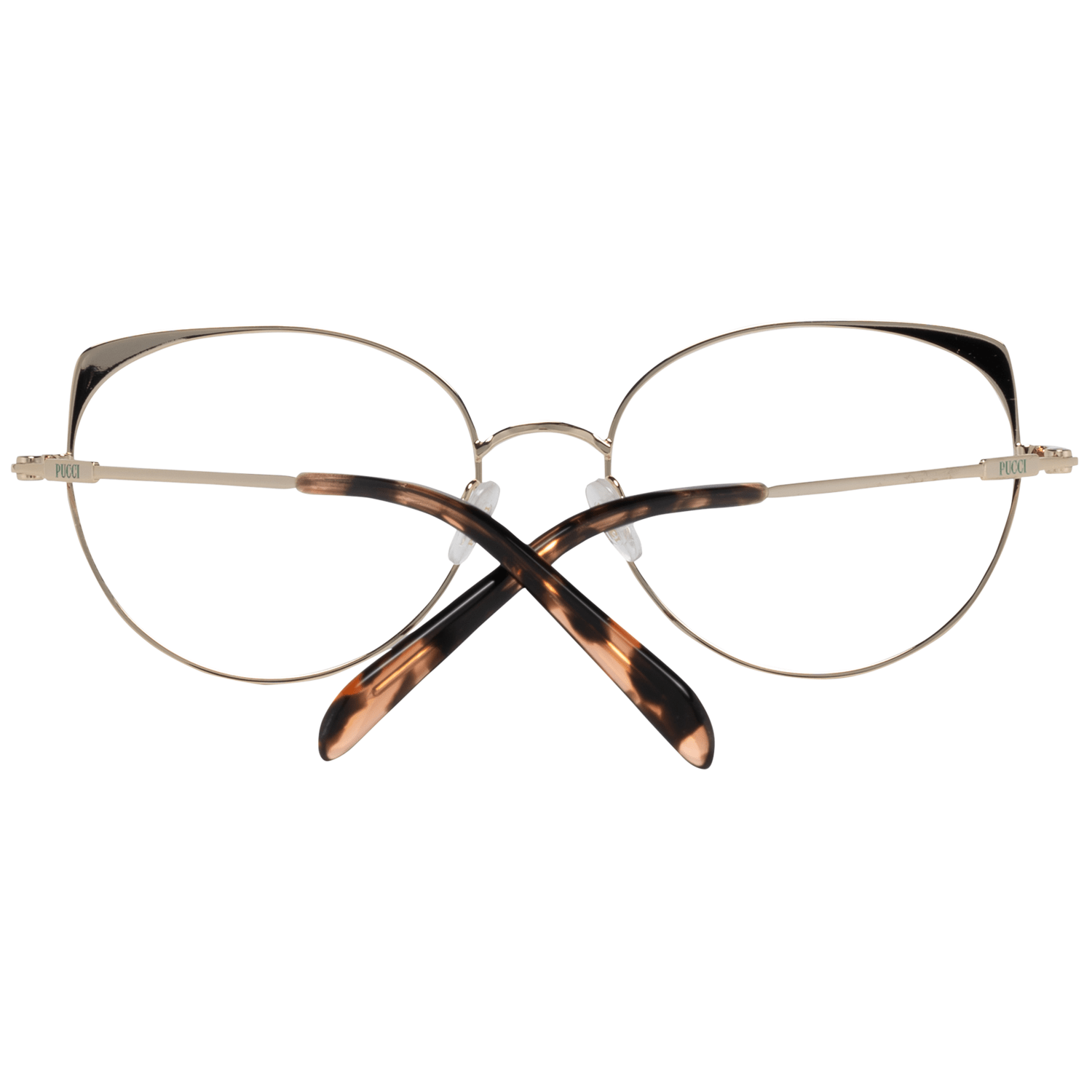 Emilio Pucci Gold Metal Glasses Women's (Frames)