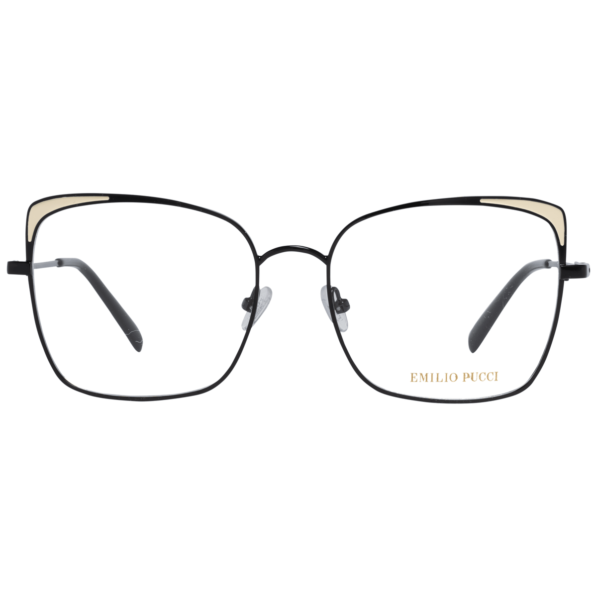 Emilio Pucci Black Metal Glasses Women's (Frames)