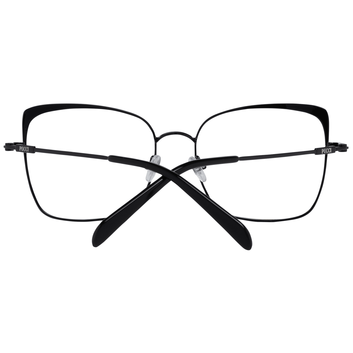 Emilio Pucci Black Metal Glasses Women's (Frames)