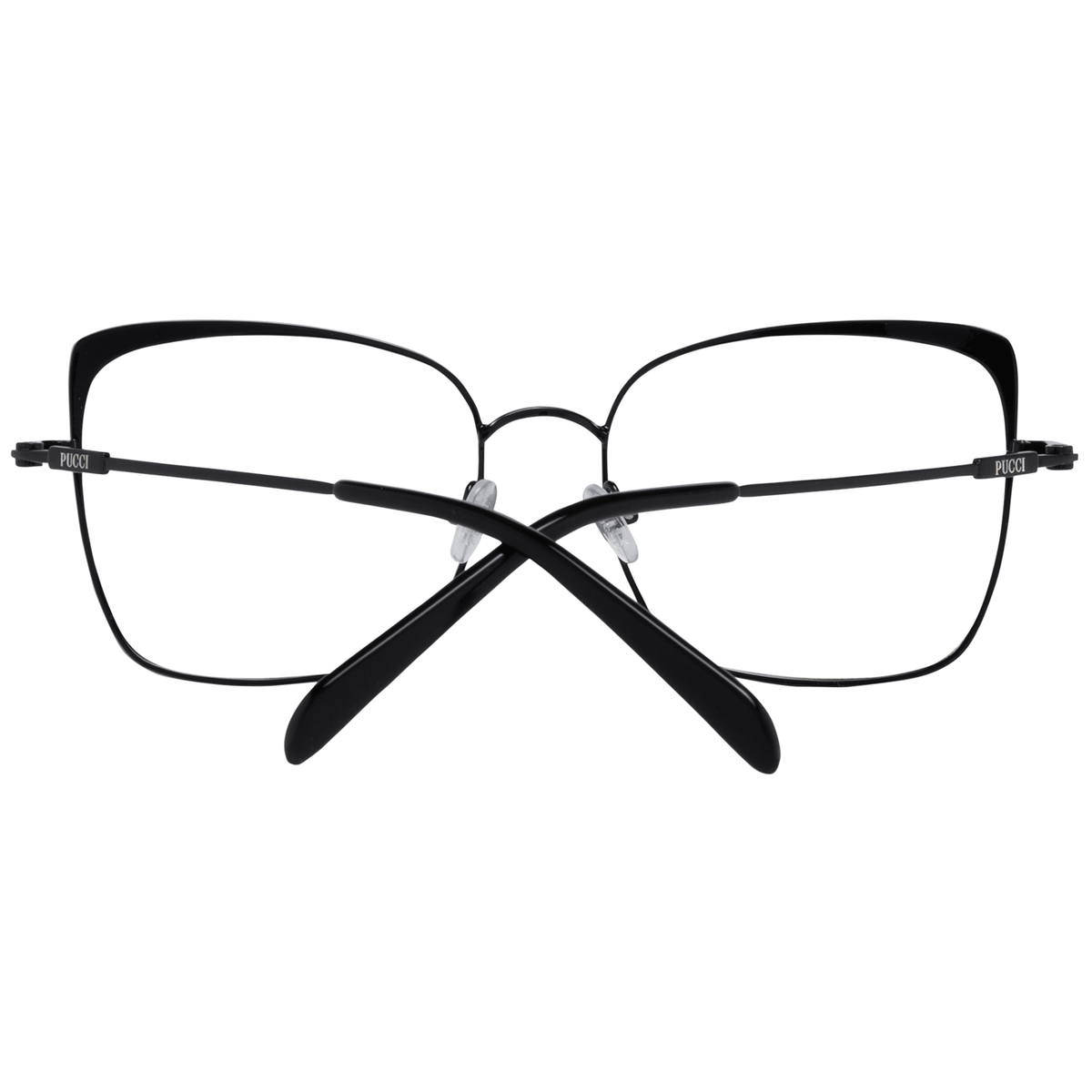Emilio Pucci Black Metal Glasses Women's (Frames)