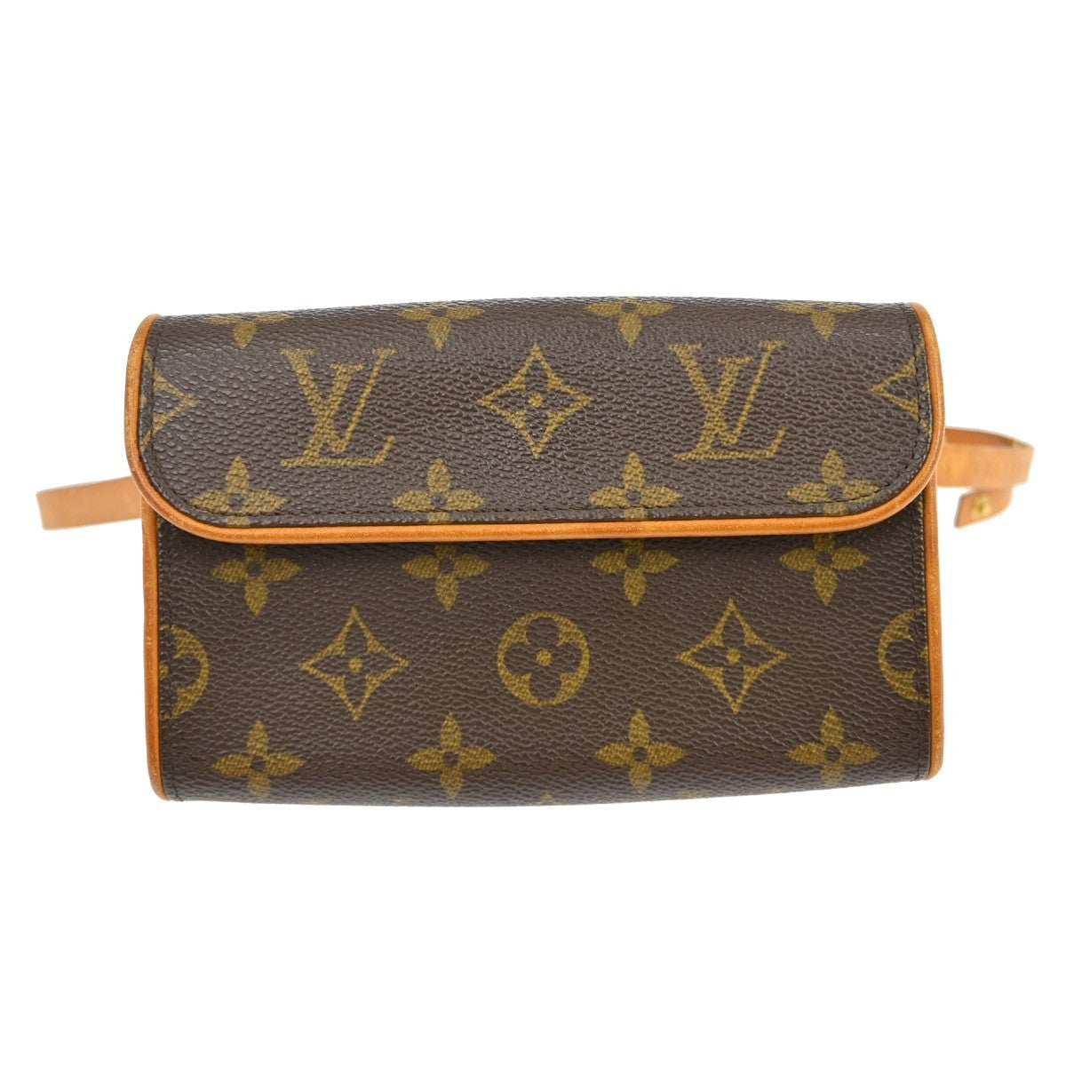 Louis Vuitton Florentine Monogram Brown Canvas Clutche & Pouche Bag (Pre-Owned)