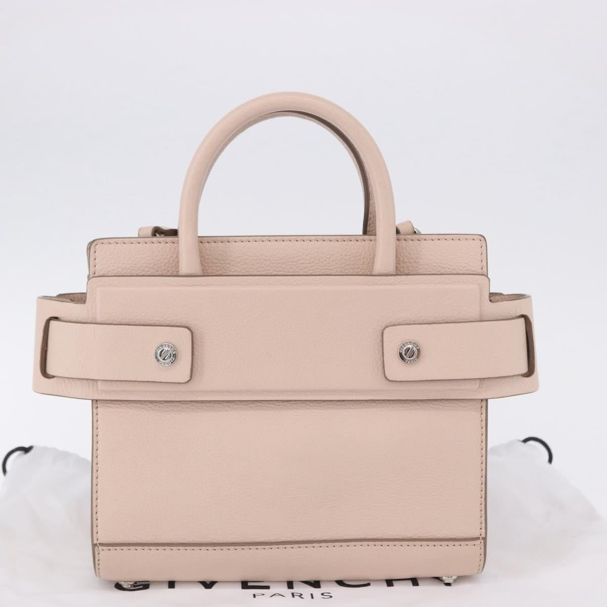Givenchy Horizon Satchel Leather Pink Leather Handbag (Pre-Owned)