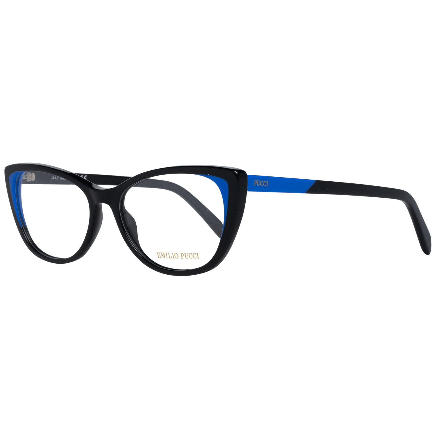 Emilio Pucci Black Plastic Glasses Women's (Frames)