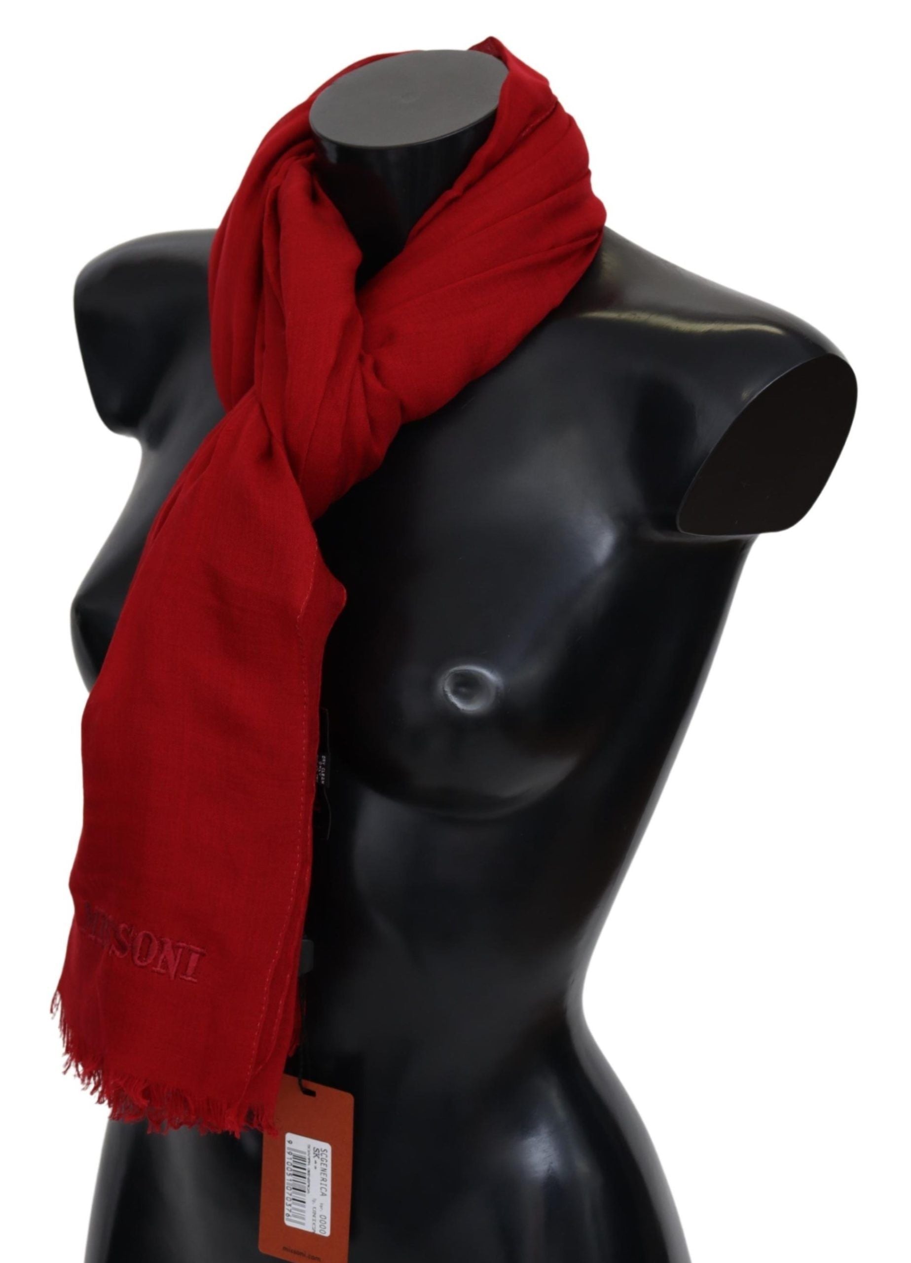 Missoni Luxurious Cashmere Patterned Men's Scarf