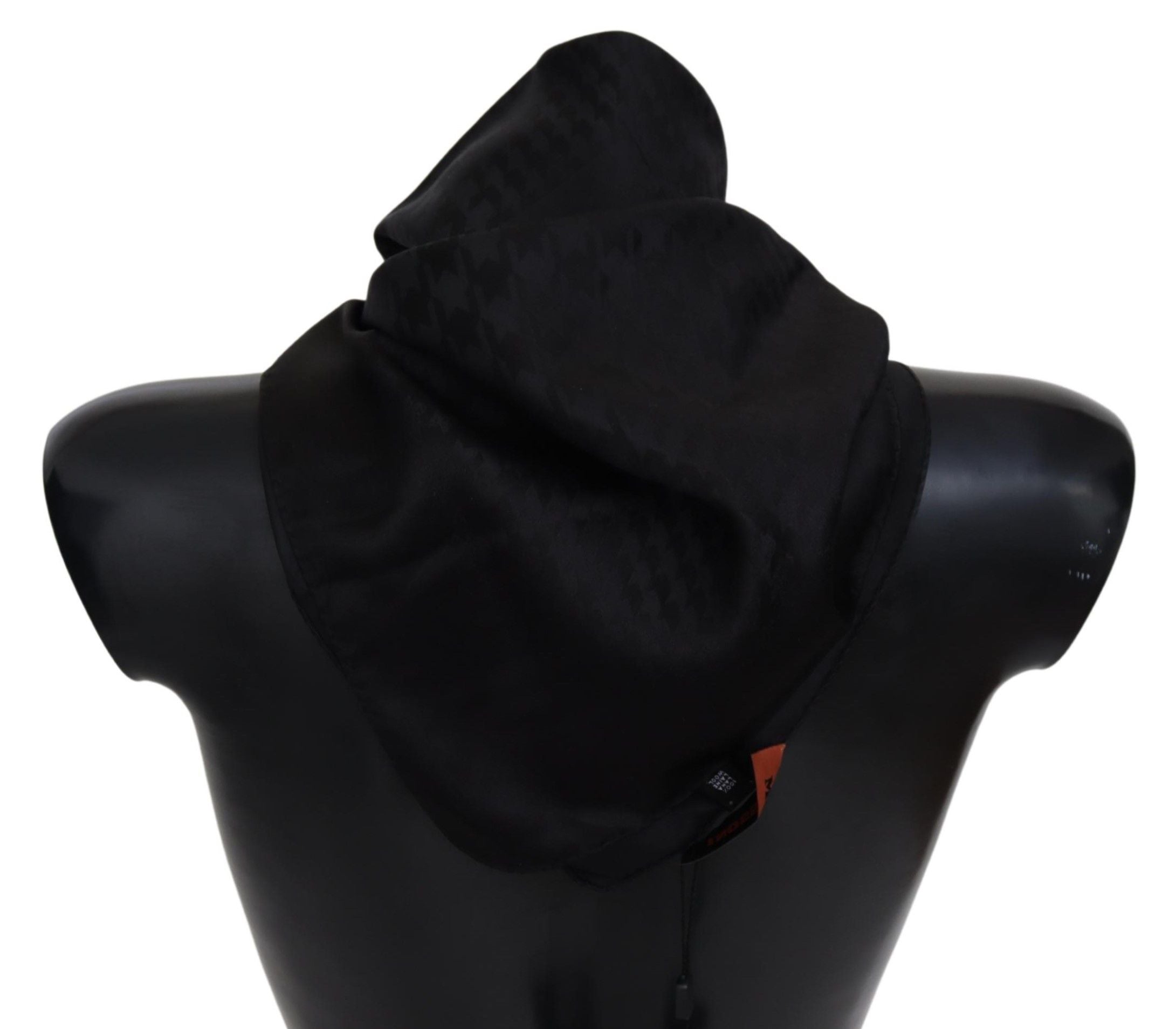 Missoni Black Wool Knit Unisex Neck Wrap Shawl Men's Scarf