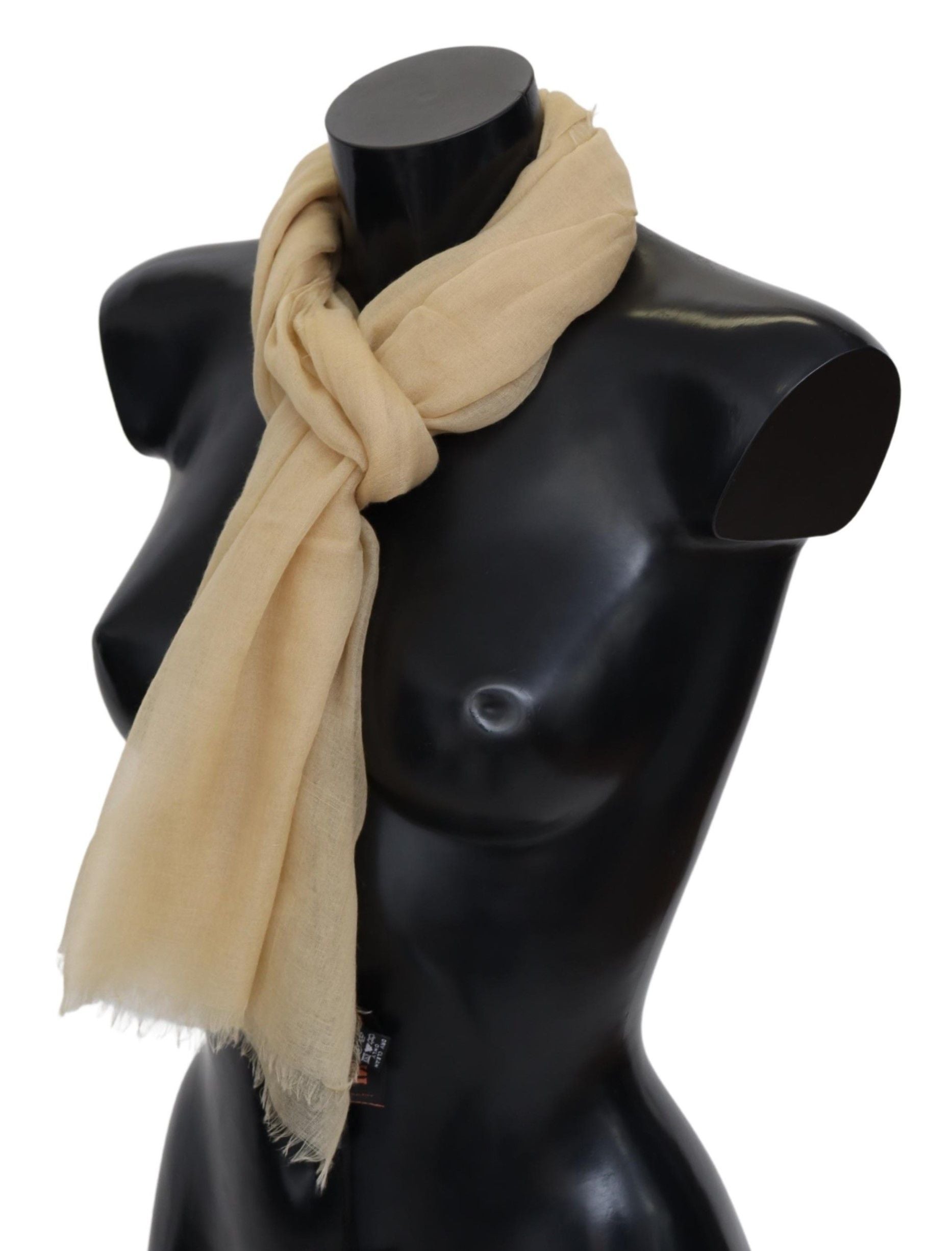 Missoni Beige Cashmere Unisex Neck Men's Scarf