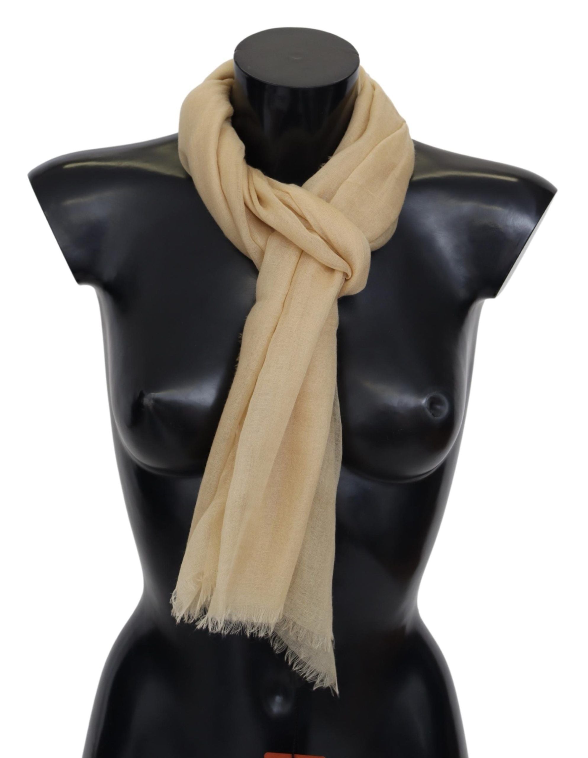 Missoni Beige Cashmere Unisex Neck Men's Scarf