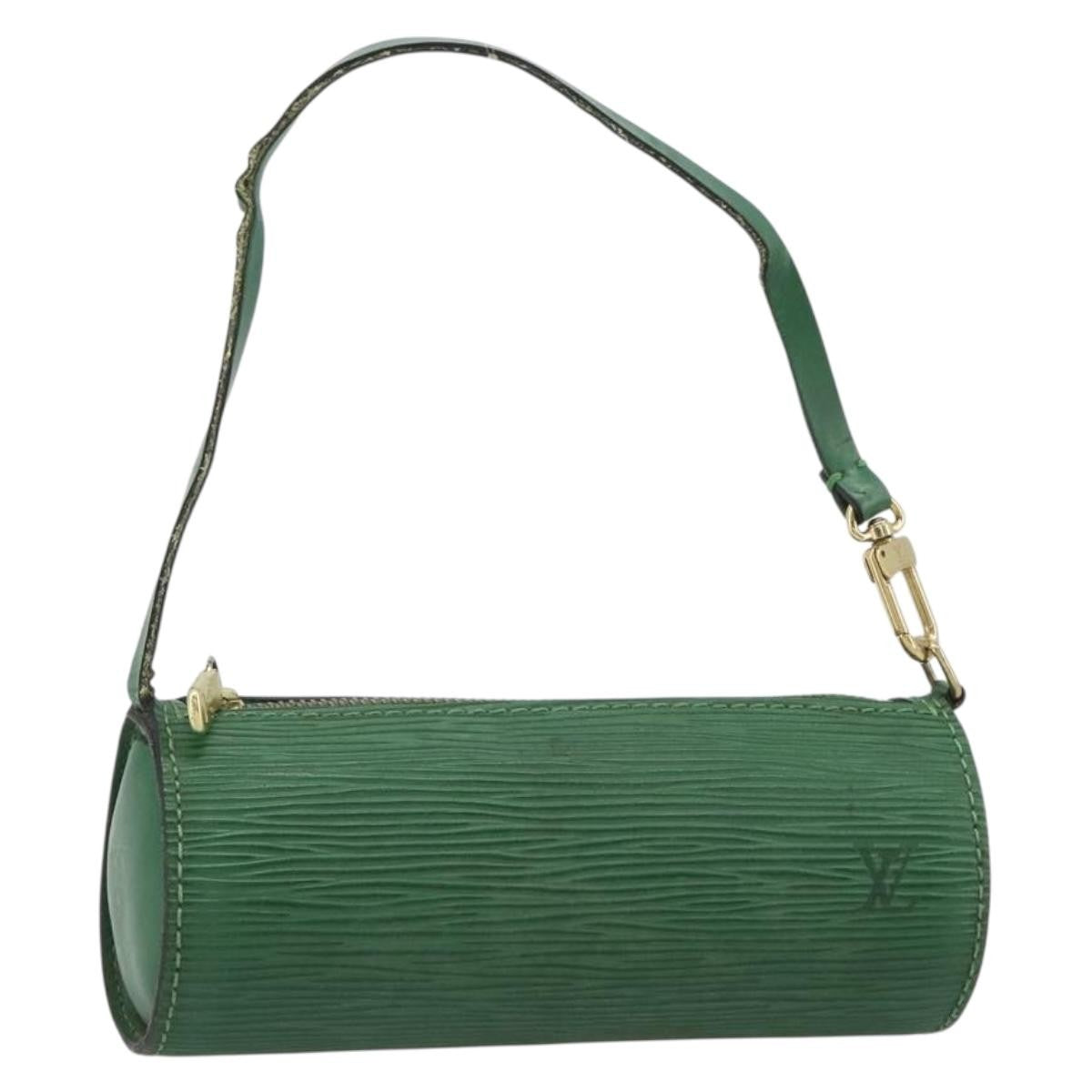 Louis Vuitton Soufflot Pochette Epi Leather Green Leather Clutche & Pouche Bag (Pre-Owned)