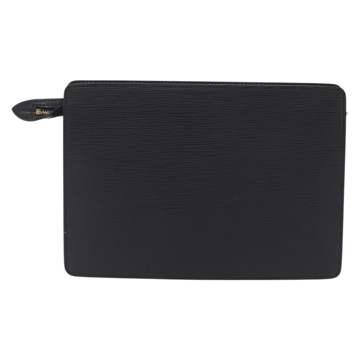 Louis Vuitton Pochette Homme Epi Leather Black Leather Clutche & Pouche Bag (Pre-Owned)