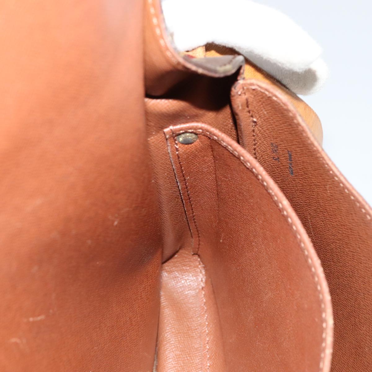 Louis Vuitton Cartouchière Brown Canvas Shoulder Bag (Pre-Owned)