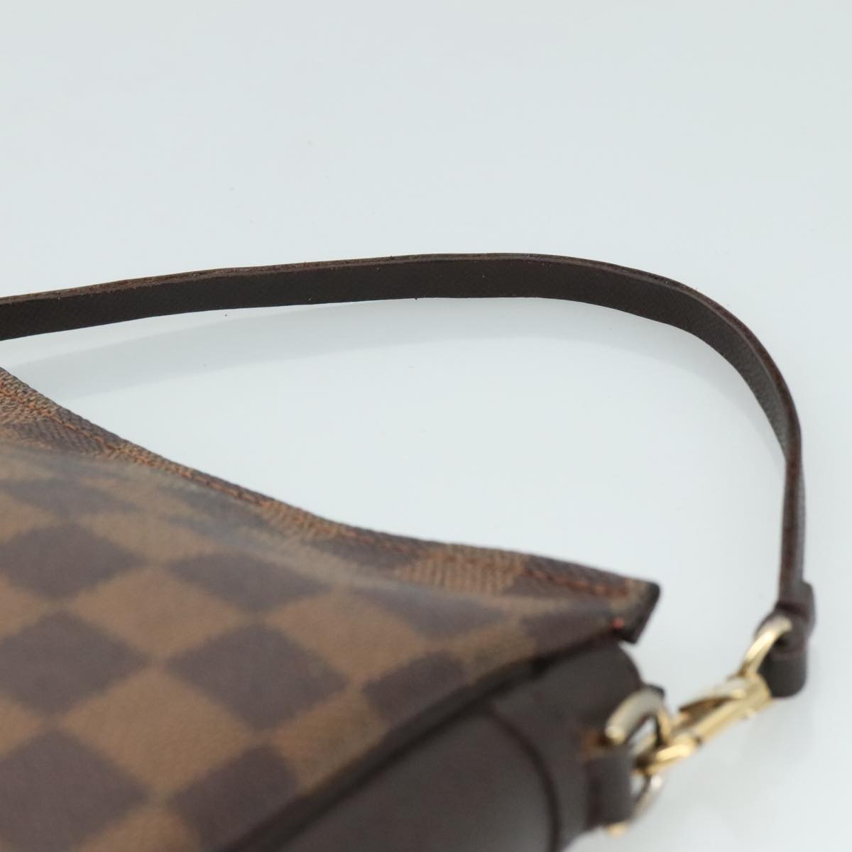 Louis Vuitton Trousse Makeup Brown Canvas Clutch Bag (Pre-Owned)