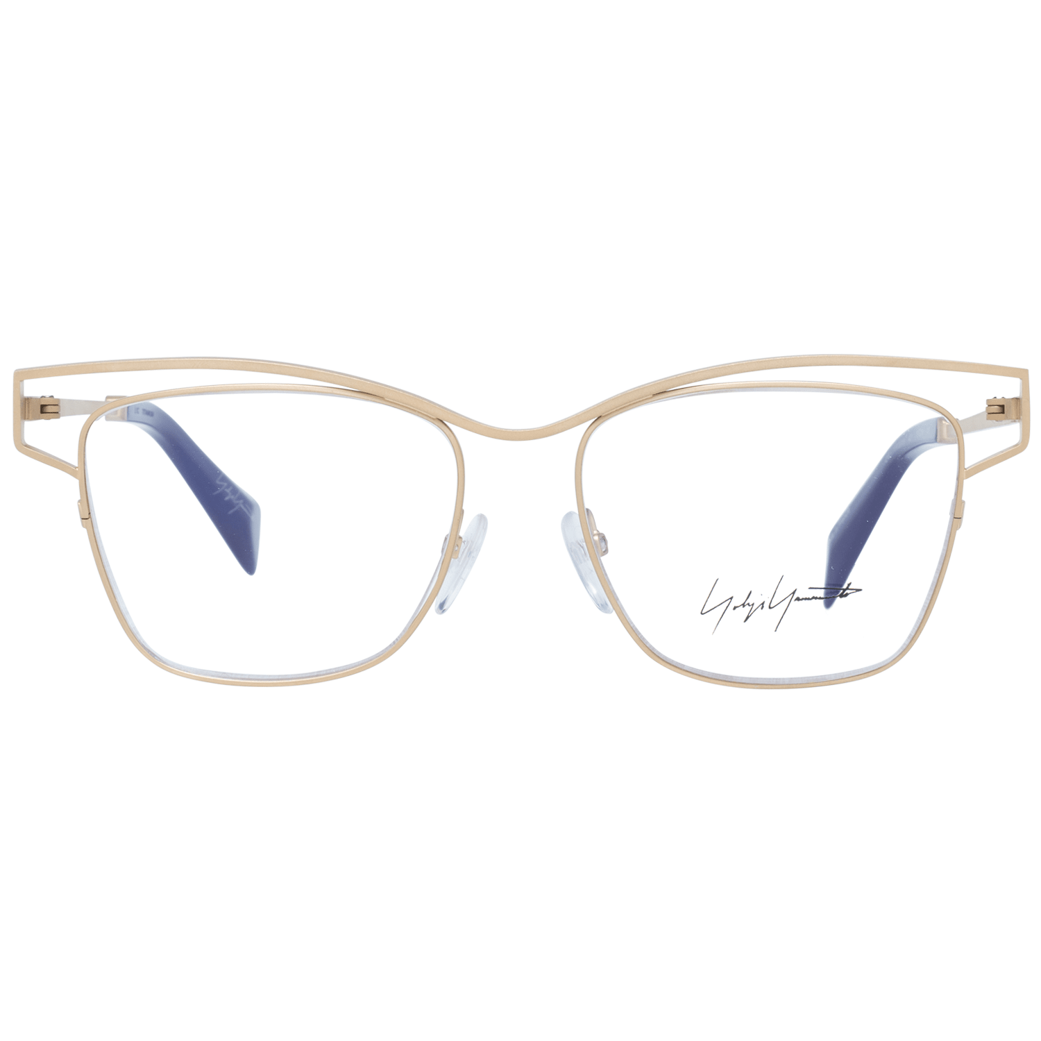 Yohji Yamamoto Gold Titanium Glasses Women's (Frames)