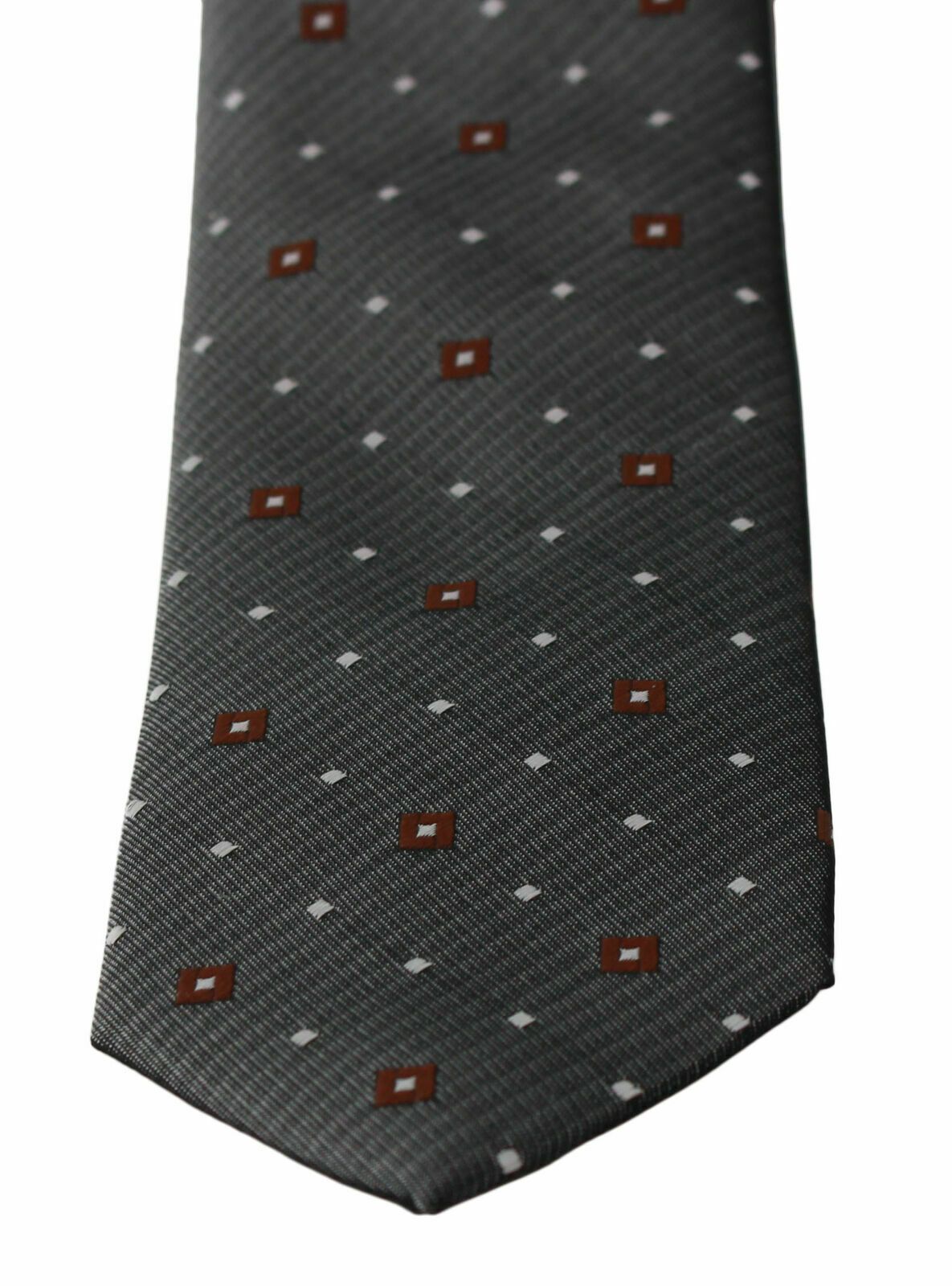 Dolce & Gabbana Gray Patterned Classic Mens Slim Men's Necktie