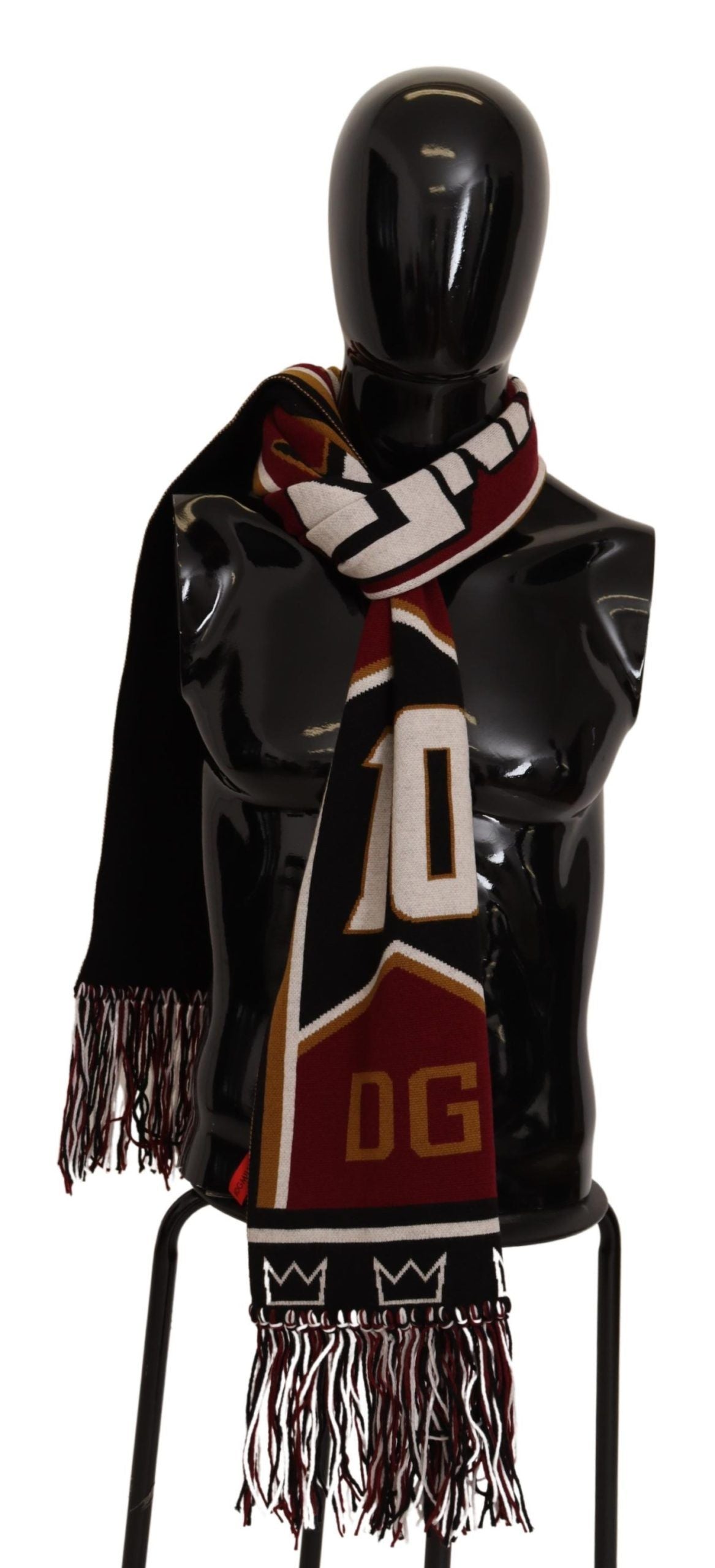Dolce & Gabbana Elegant DG King Wool & Cashmere Men's Scarf