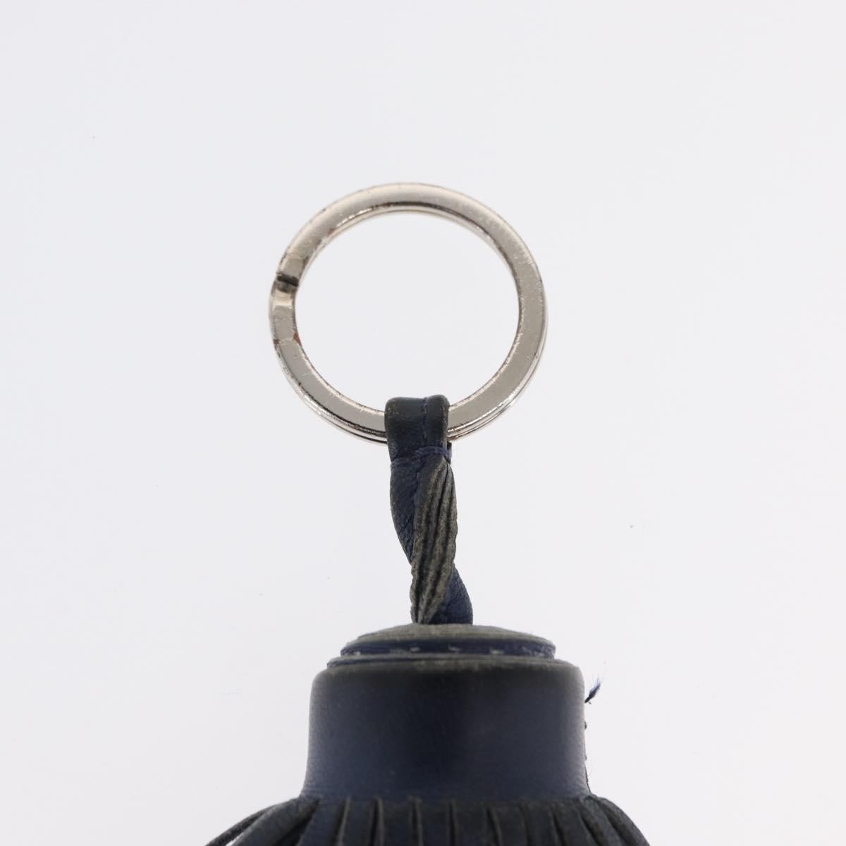 Hermes Carmen Keychain Leather Navy Leather Charms And Keychains Accessory (Pre-Owned)