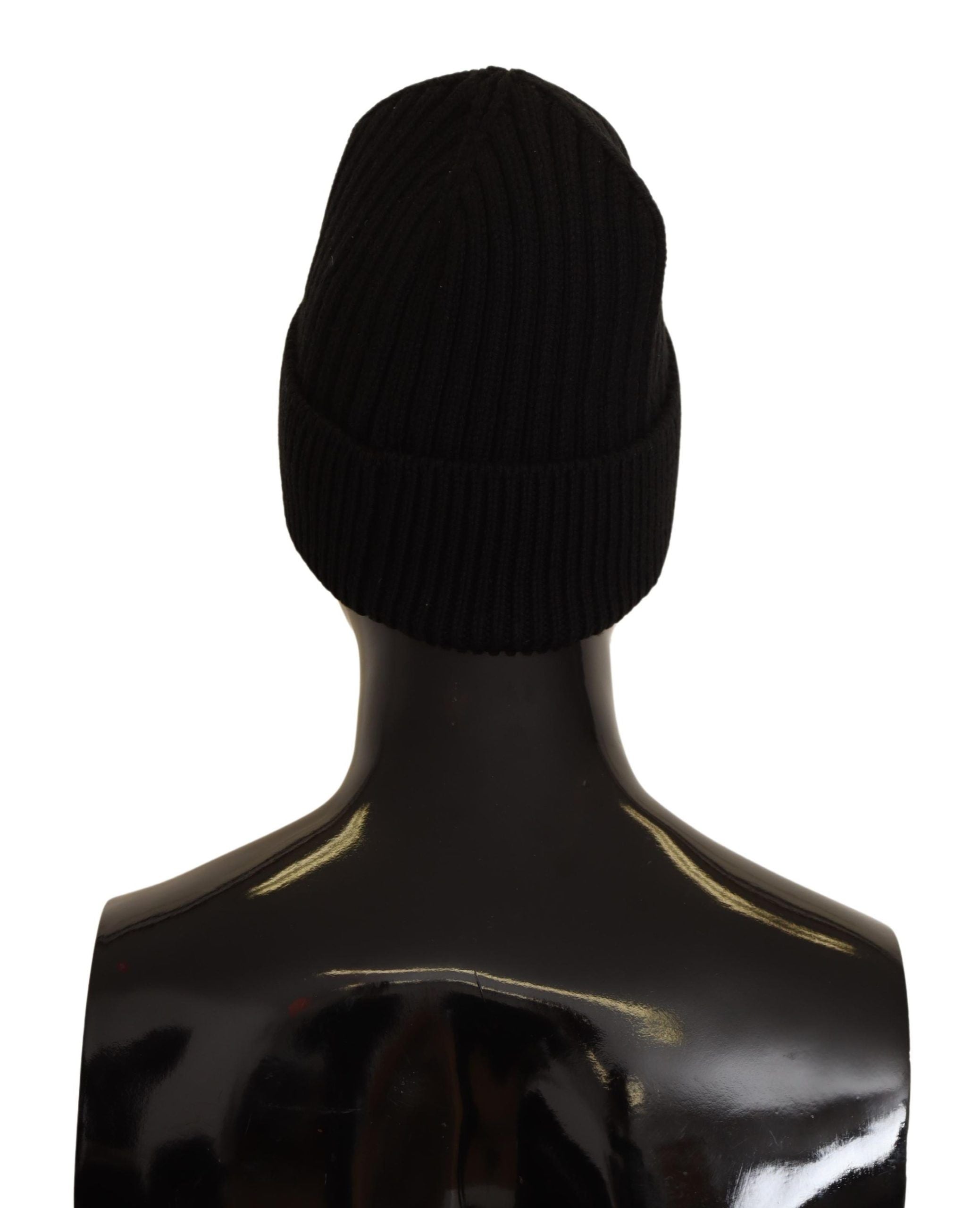 Dolce & Gabbana Black Wool Knit Women Winter Women's Hat