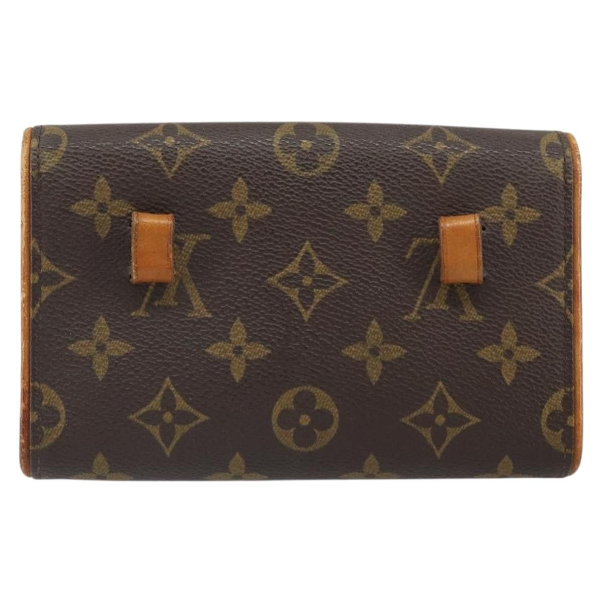 Louis Vuitton Florentine Waist Monogram Canvas Brown Canvas Clutche & Pouche Bag (Pre-Owned)
