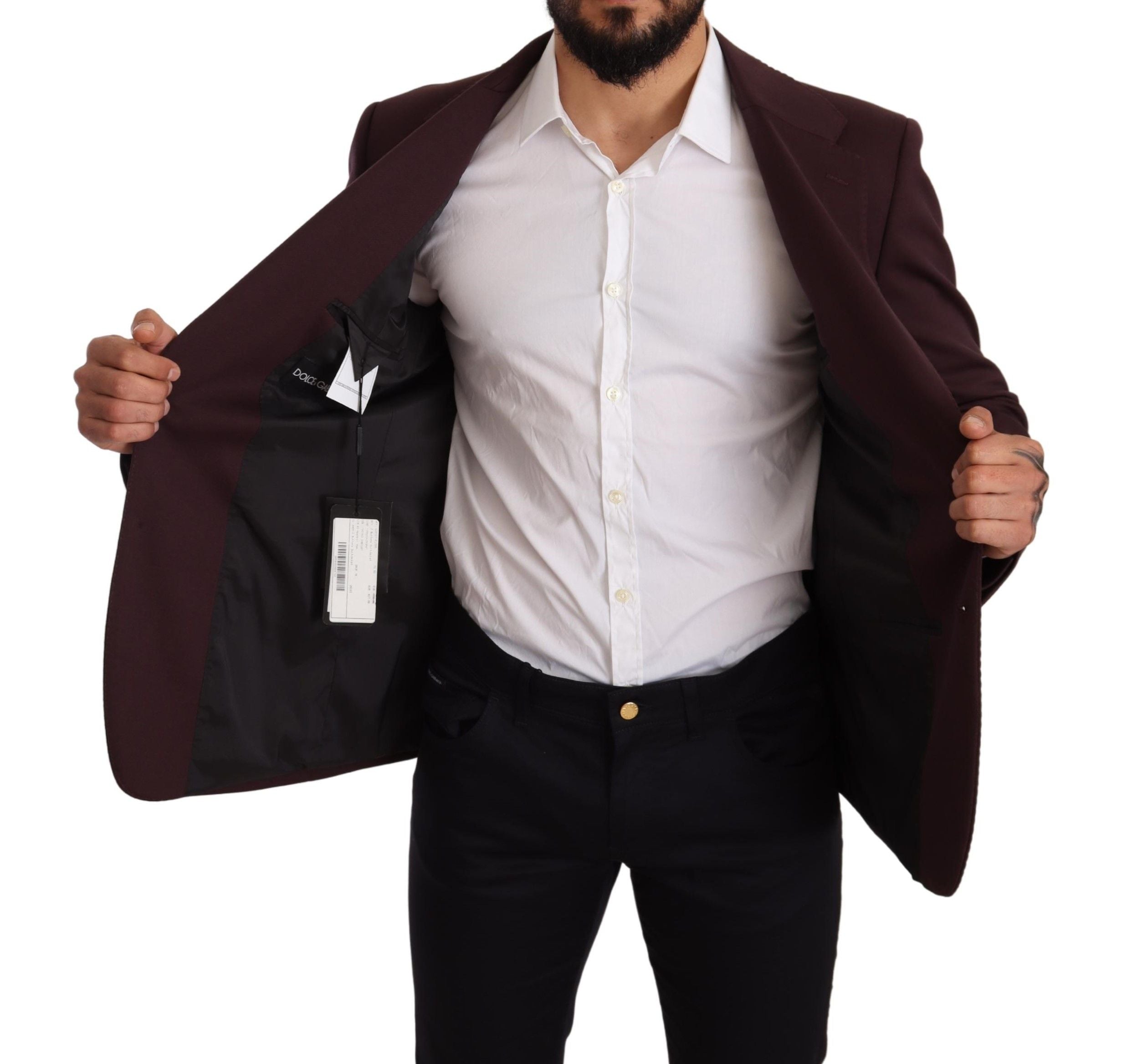 Dolce & Gabbana Elegant Indigo Slim Fit Blazer for Men's Men