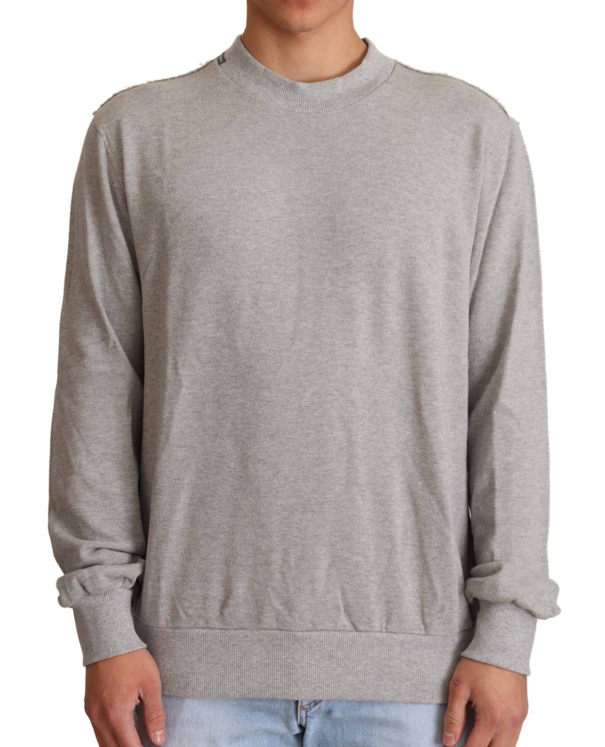Dolce & Gabbana Sophisticated Gray Crewneck Men's Sweater