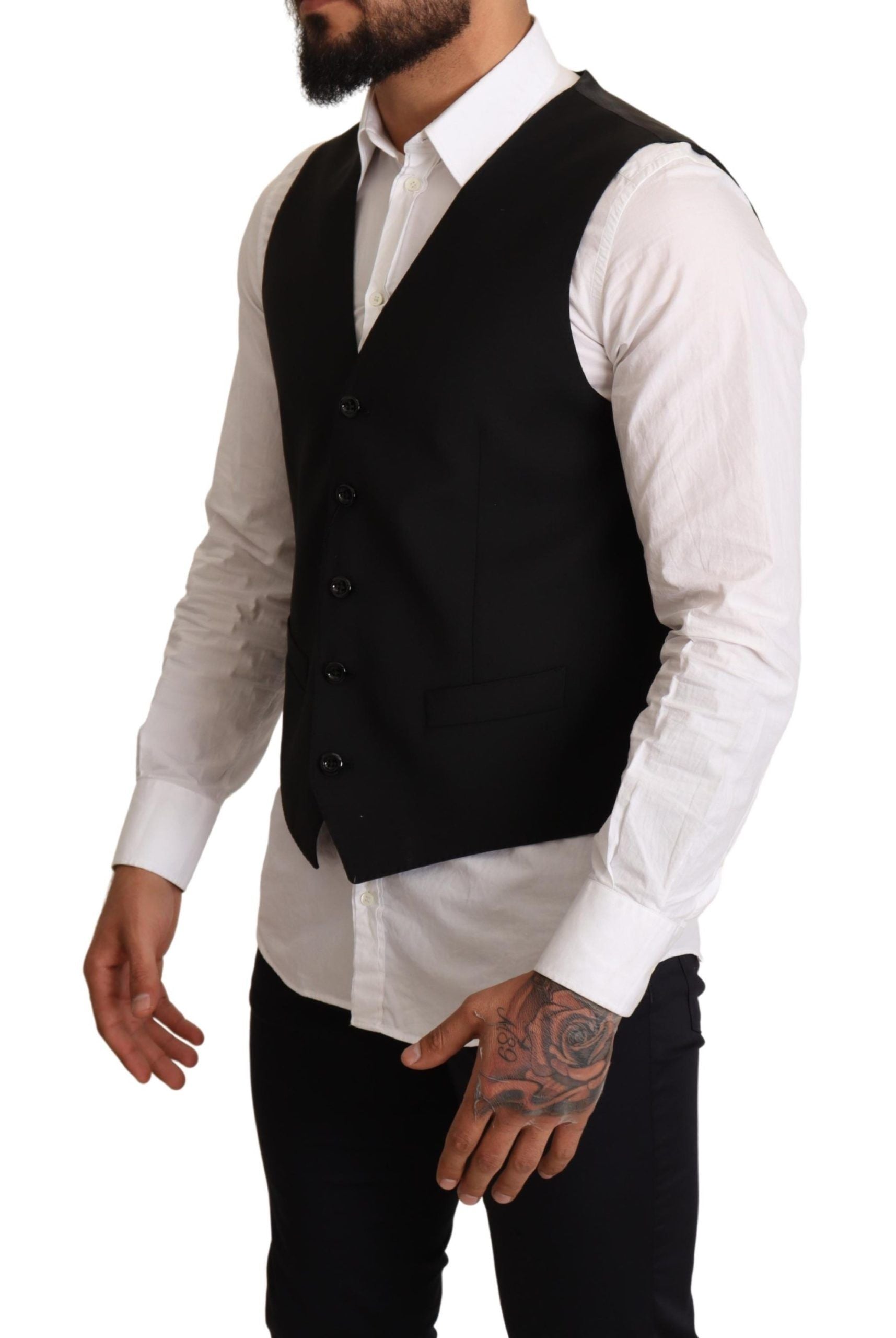 Dolce & Gabbana Black Formal dress Men's Vest