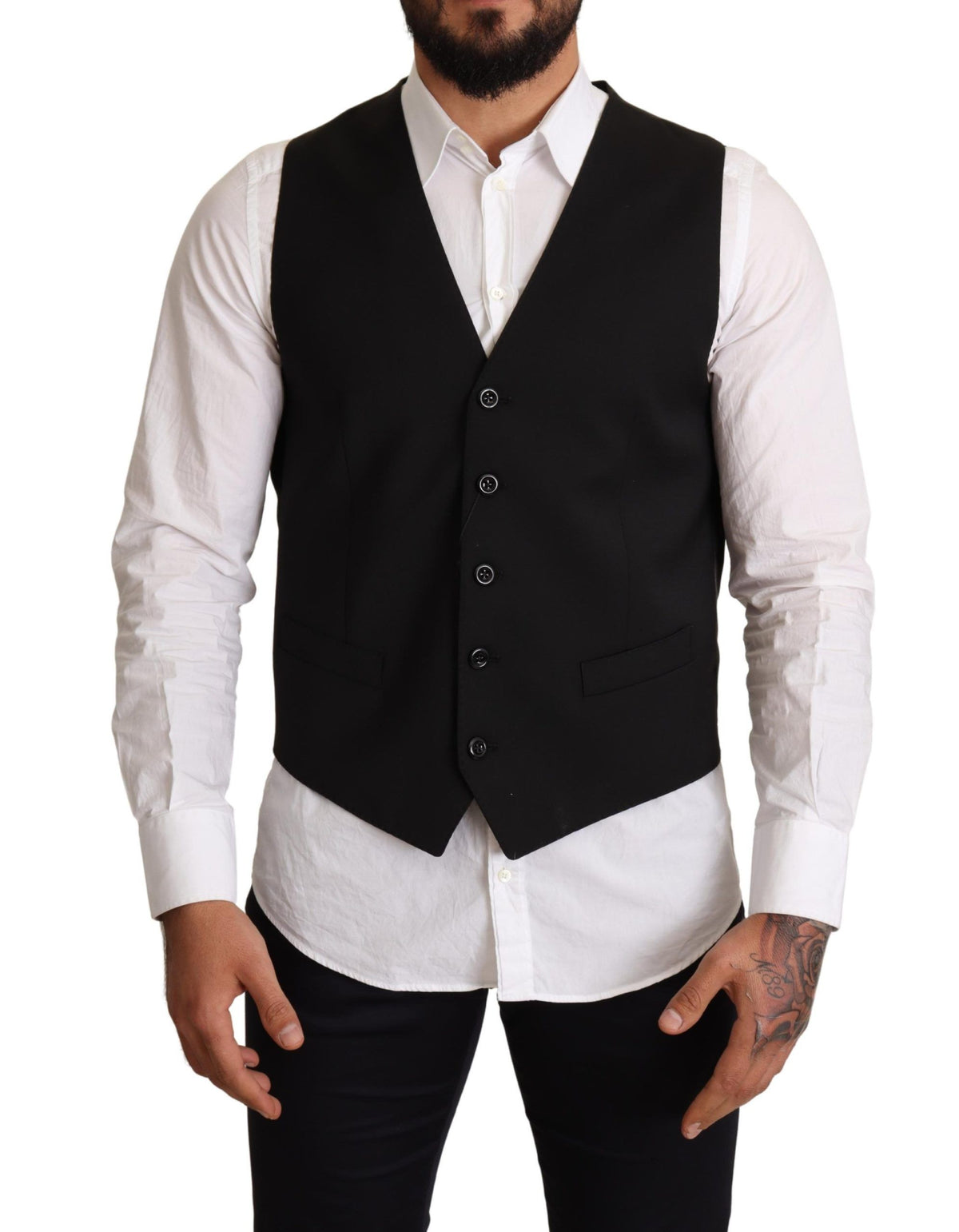 Dolce & Gabbana Black Formal dress Men's Vest