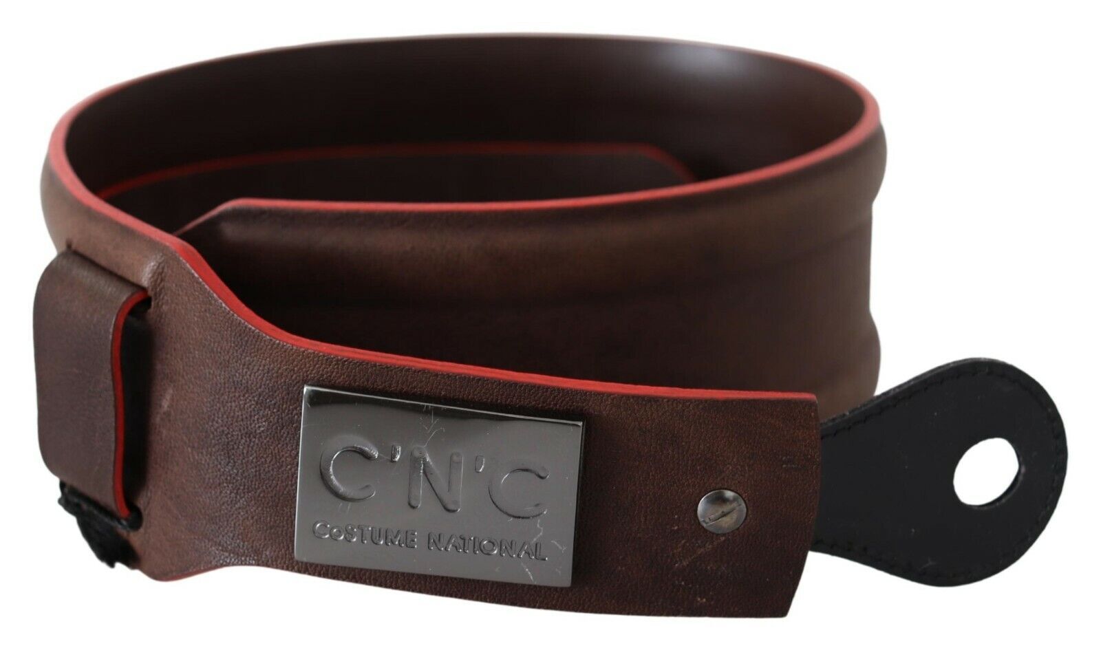 Costume National Dark Brown Genuine Leather Women's Belt