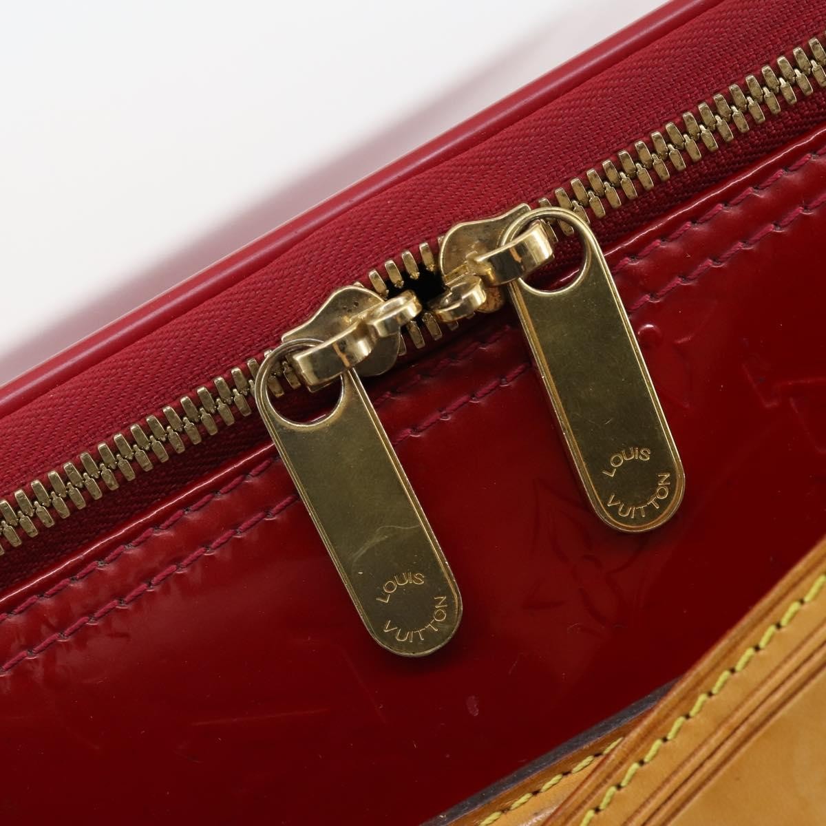 Louis Vuitton Pegase Luggage Monogram Vernis Red Patent_Leather Travel Bag Bag (Pre-Owned)