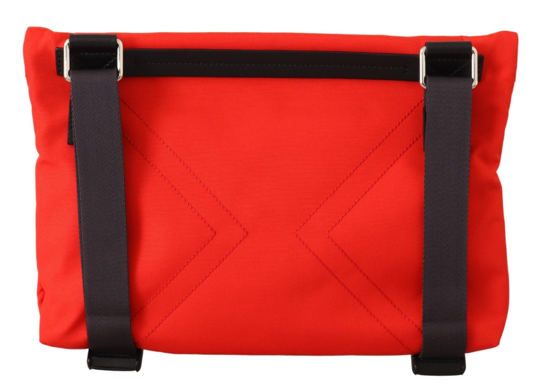 Givenchy Red Polyamide Downtown Flat Crossbody Men's Bag
