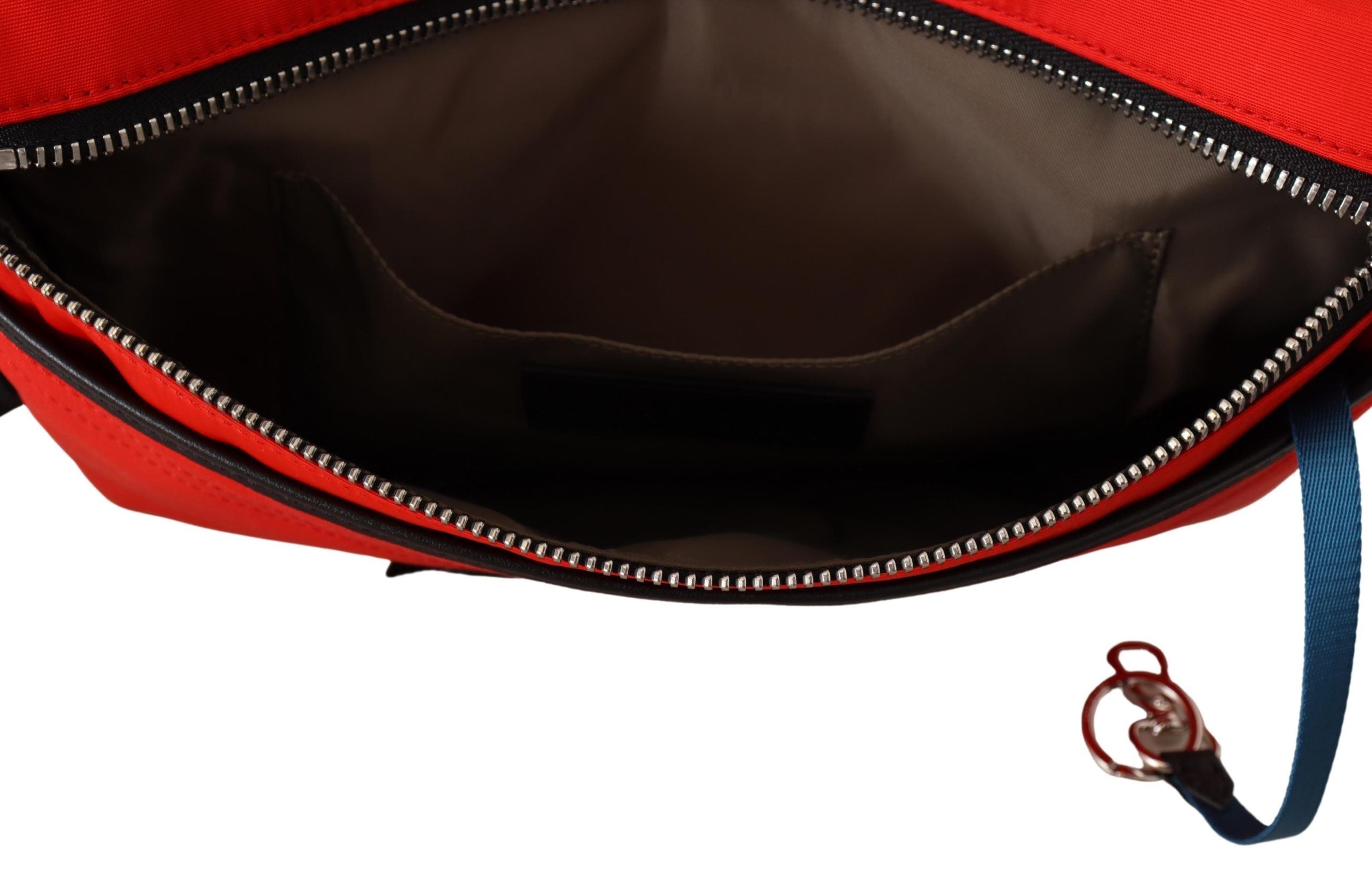 Givenchy Red Polyamide Downtown Flat Crossbody Men's Bag