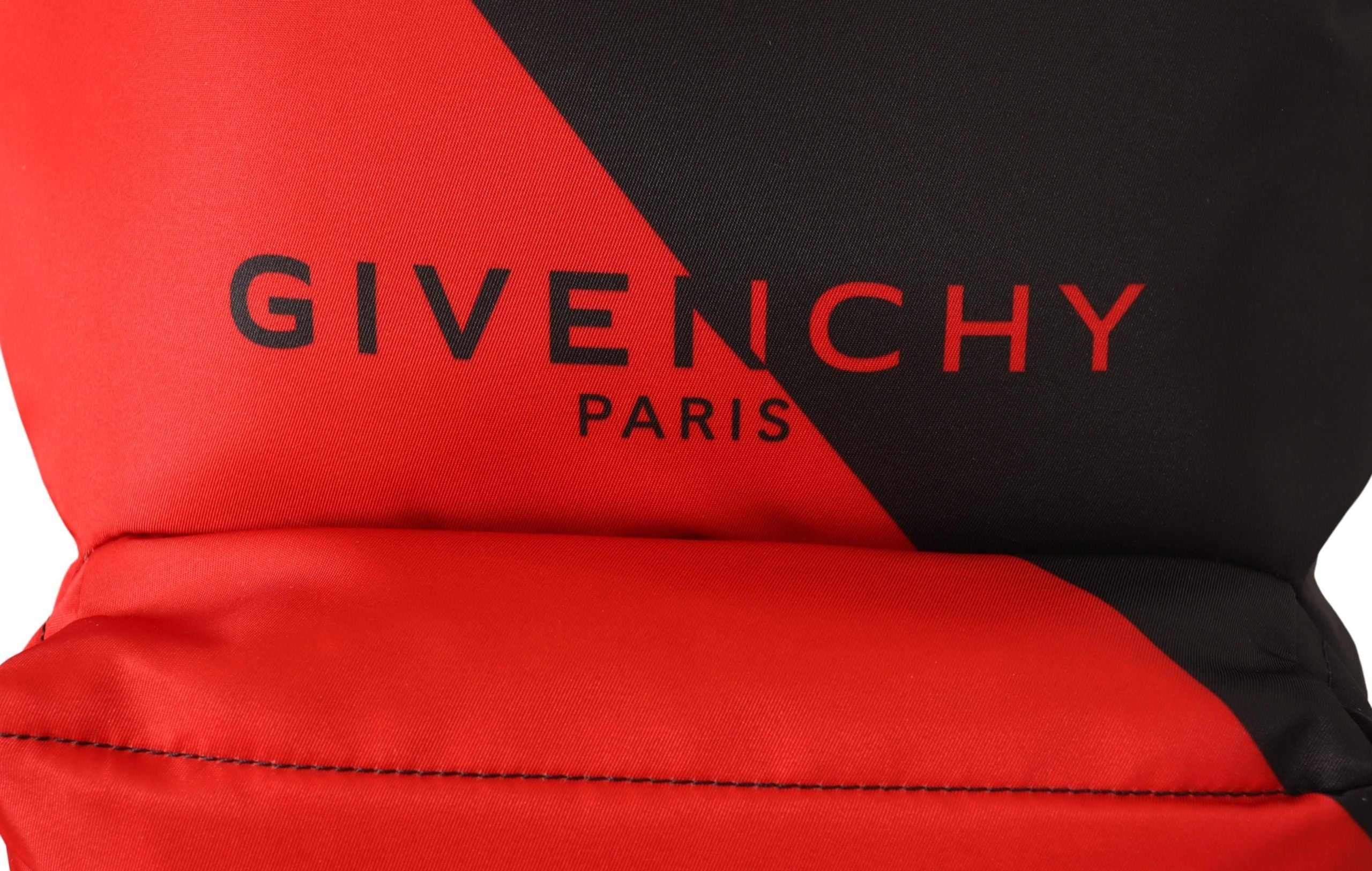 Givenchy Red & Black Nylon Urban Men's Backpack