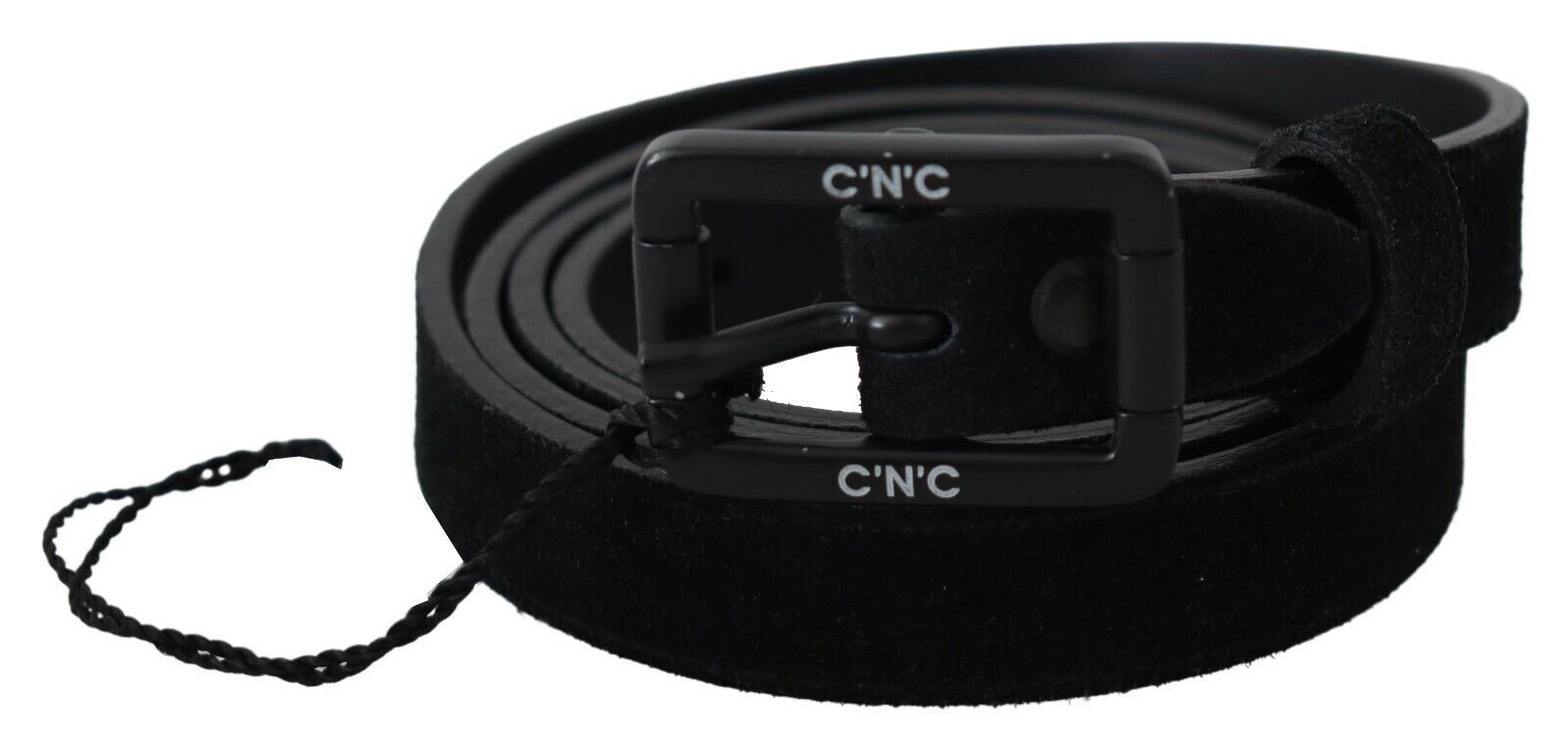 Costume National Elegant Black Leather Classic Women's Belt