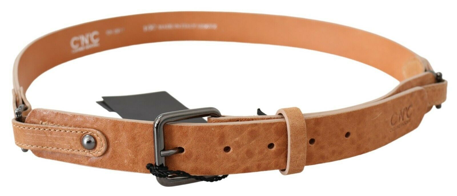 Costume National Light Brown Genuine Leather Women's Belt
