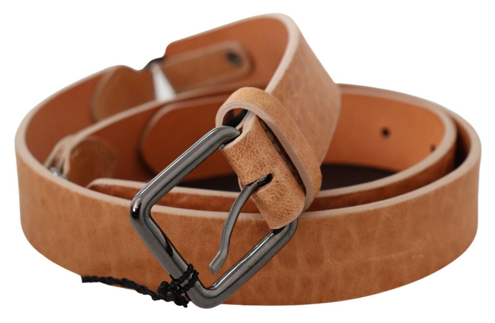 Costume National Chic Light Brown Leather Fashion Women's Belt