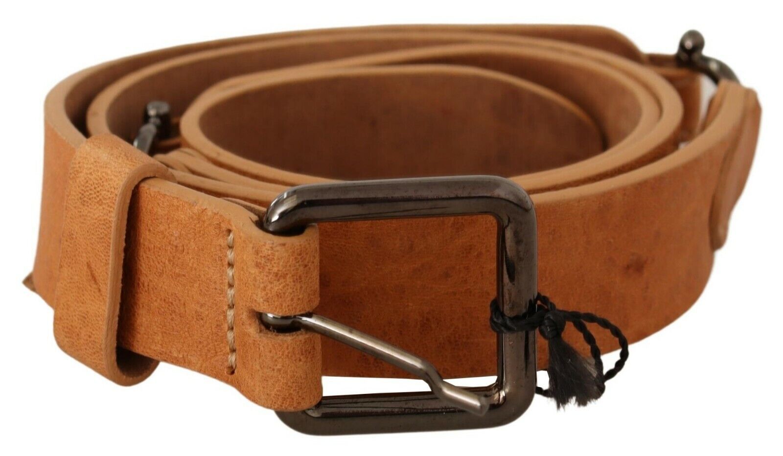 Costume National Light Brown Buckle Waist Women's Belt