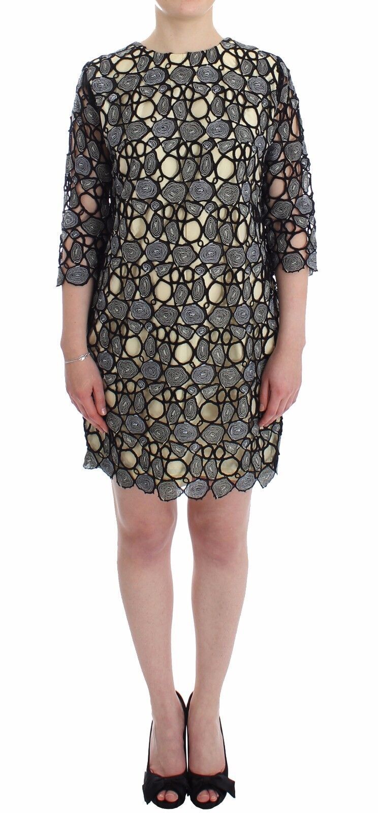 Lanre Da Silva Ajayi Elegant Multicolor Sheath Dress with Artful Women's Design