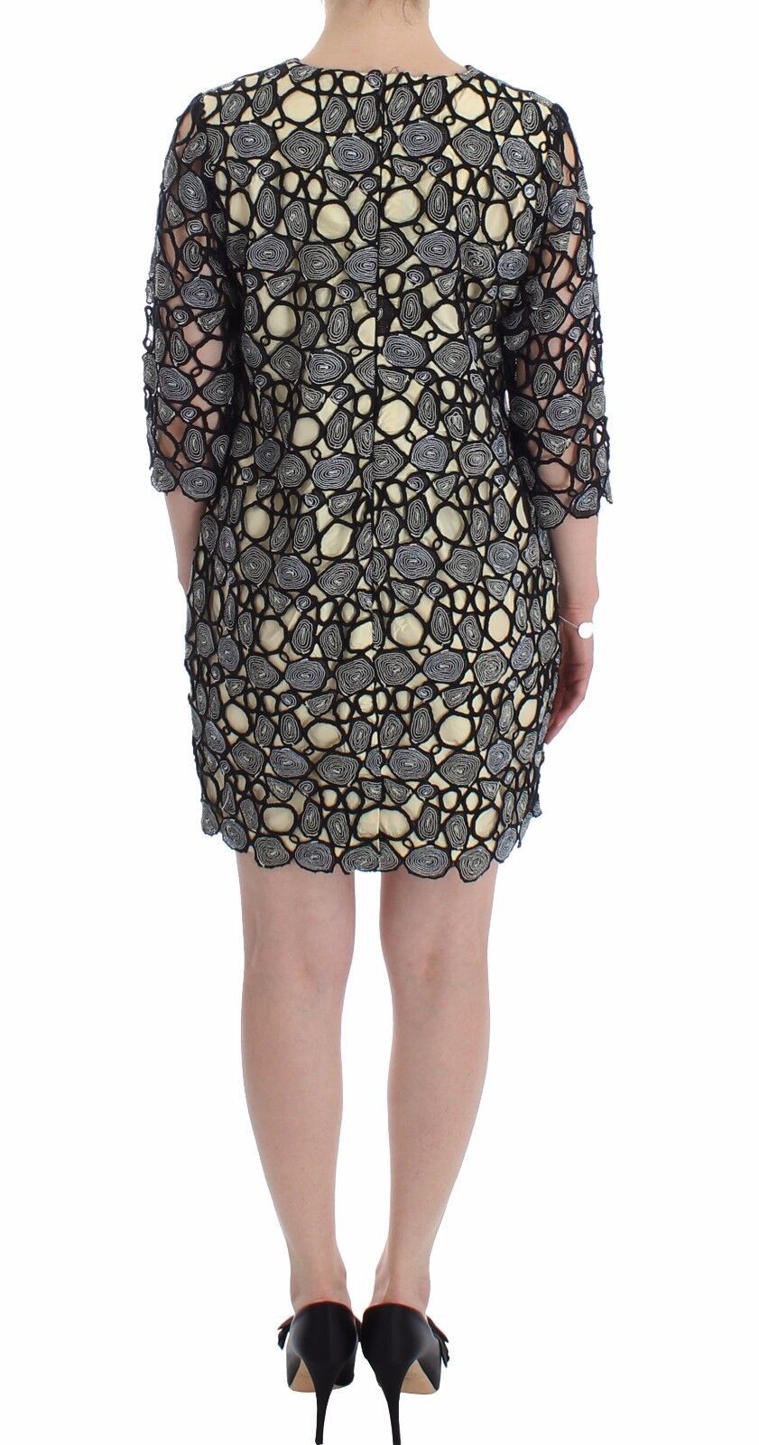 Lanre Da Silva Ajayi Elegant Multicolor Sheath Dress with Artful Women's Design