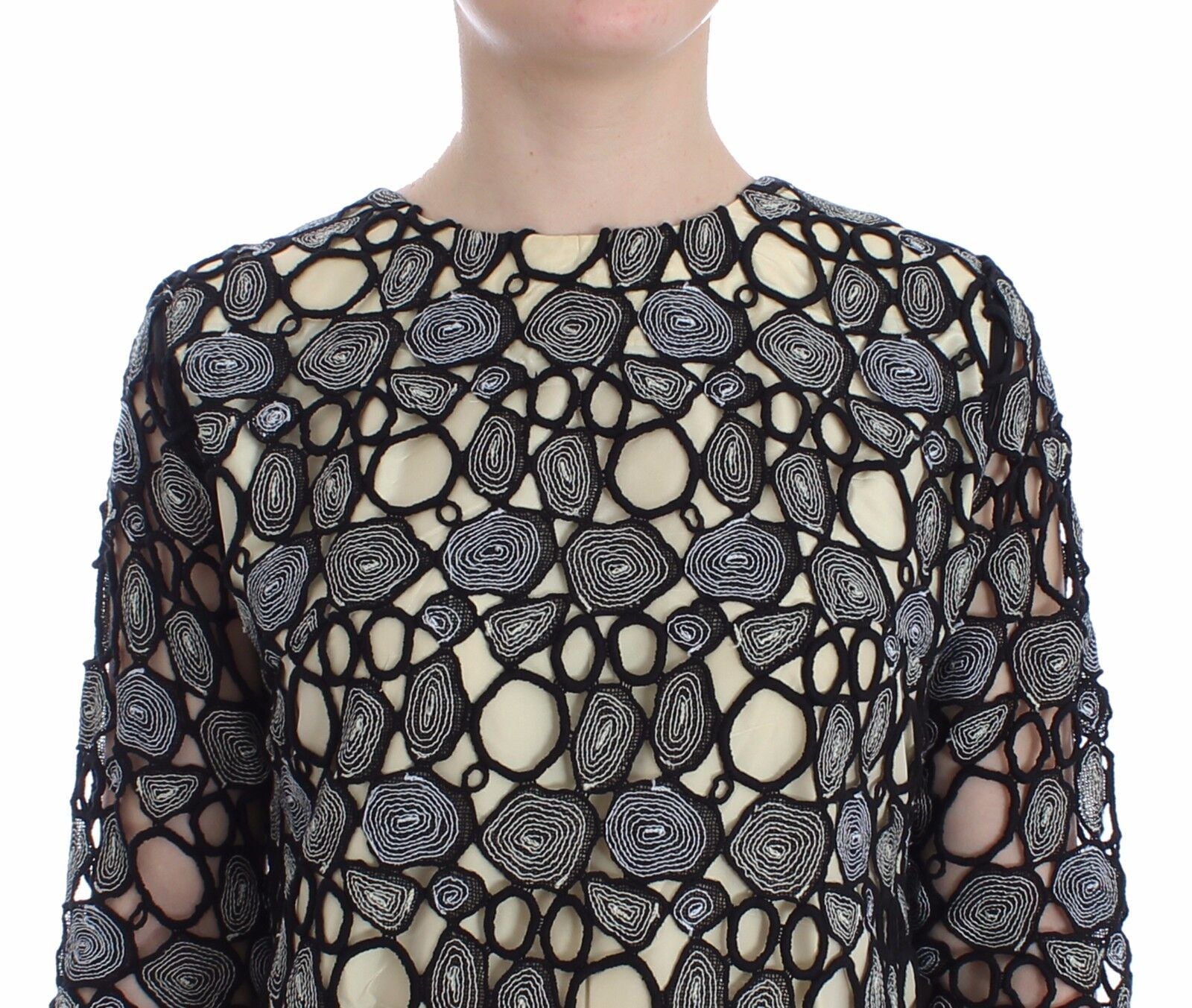 Lanre Da Silva Ajayi Elegant Multicolor Sheath Dress with Artful Women's Design