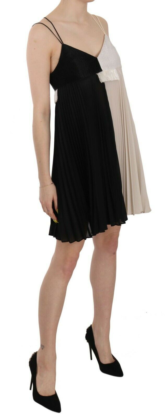 PINKO Chic Plunging A-Line Princess Mini Women's Dress