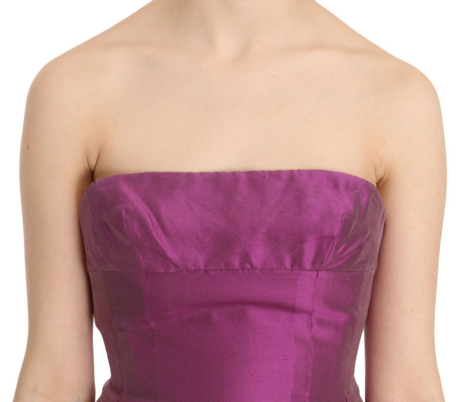 Ermanno Scervino Pink Halter Backless Midi Plain Women's Dress
