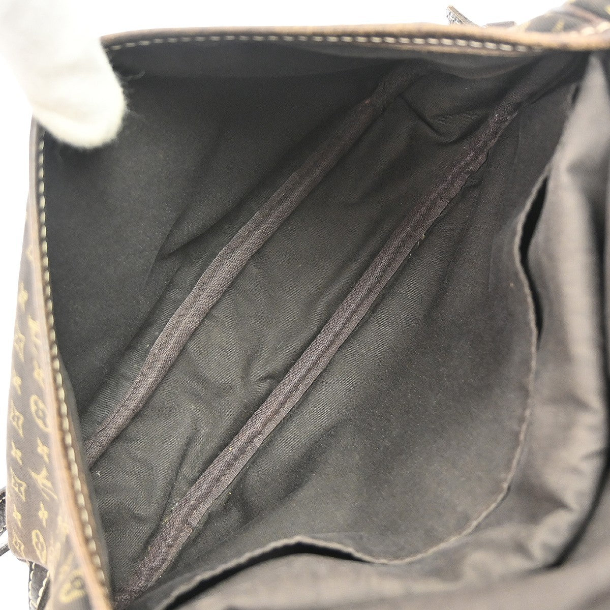 Louis Vuitton Saumur Mini Lin Brown Canvas Shoulder Bag Bag (Pre-Owned)