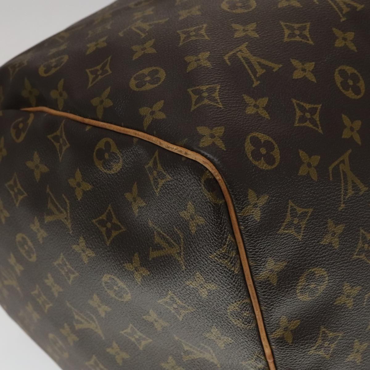 Louis Vuitton Keepall 60 Brown Canvas Travel Bag (Pre-Owned)