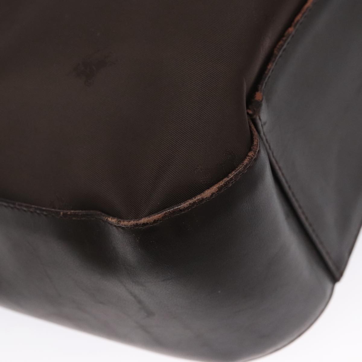 Burberry Brown Synthetic Shoulder Bag (Pre-Owned)