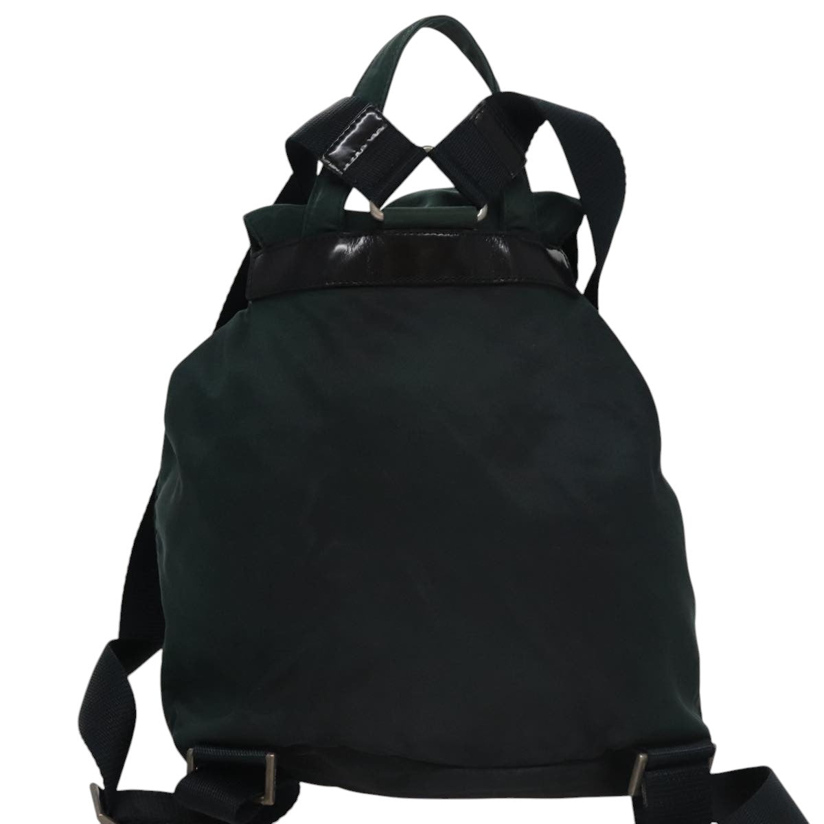 Prada Re-Nylon Green Synthetic Backpack Bag (Pre-Owned)