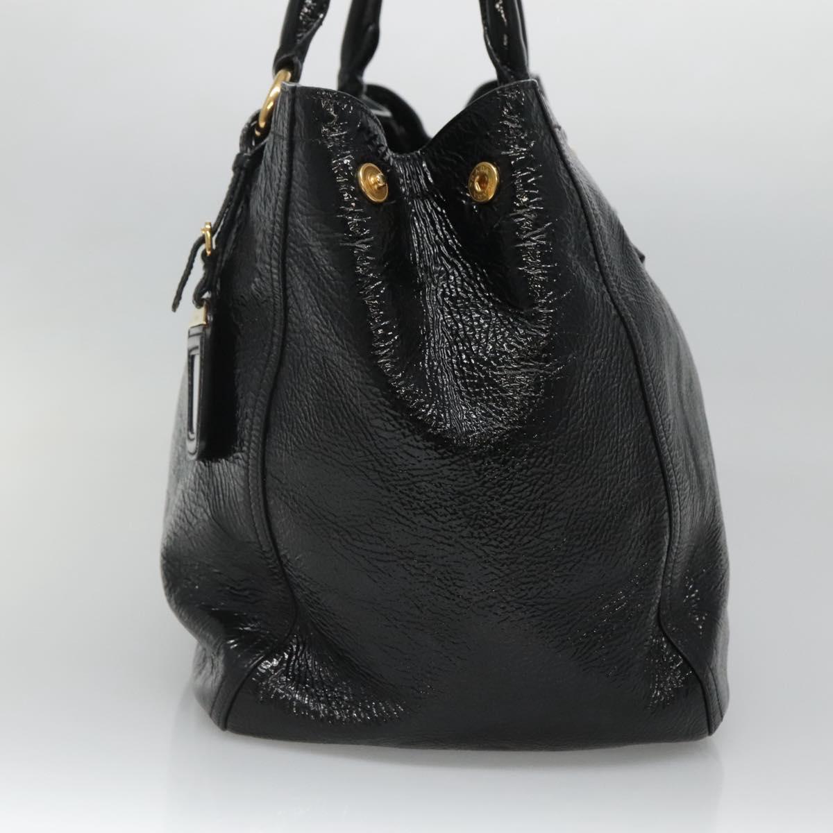Prada Black Patent Leather Tote Bag (Pre-Owned)