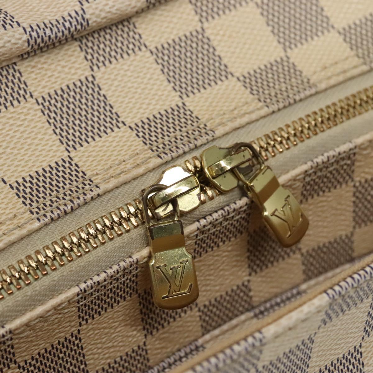 Louis Vuitton Naviglio Beige Canvas Shoulder Bag (Pre-Owned)