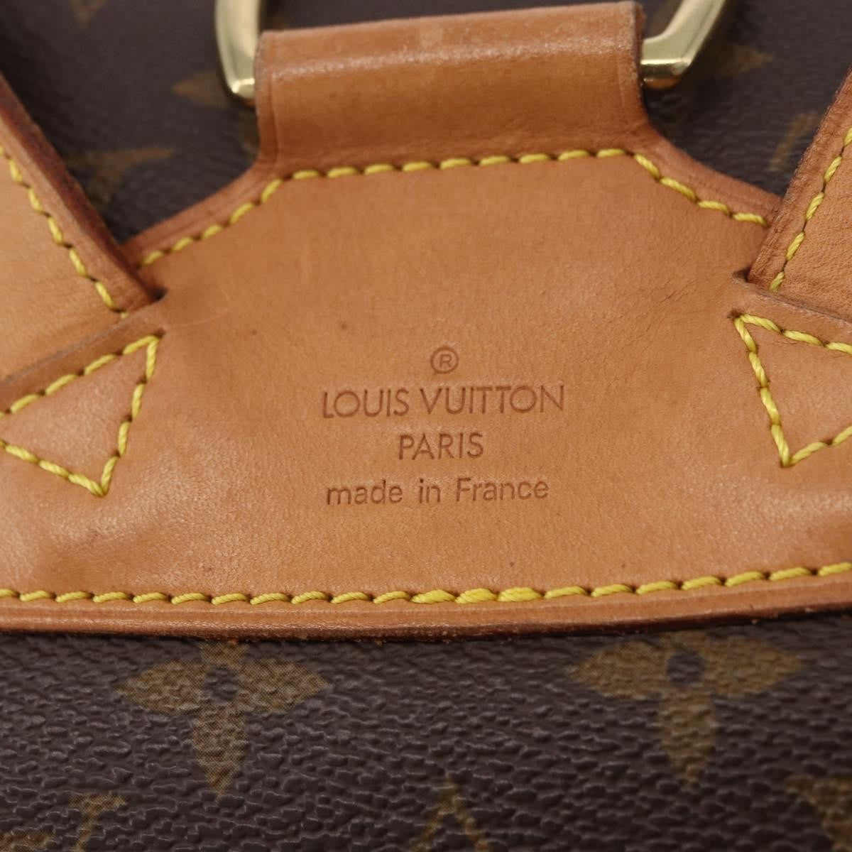 Louis Vuitton Vintage Montsouris Monogram Canvas Brown Canvas Backpack Bag (Pre-Owned)