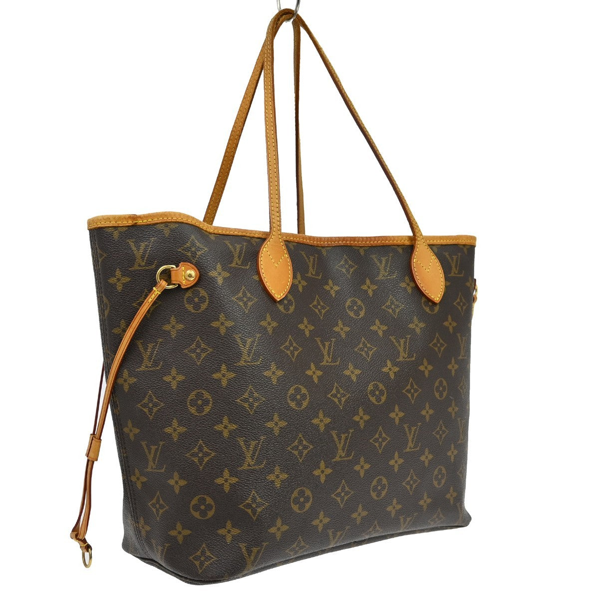 Louis Vuitton Neverfull Monogram Canvas Brown Canvas Tote Bag Bag (Pre-Owned)