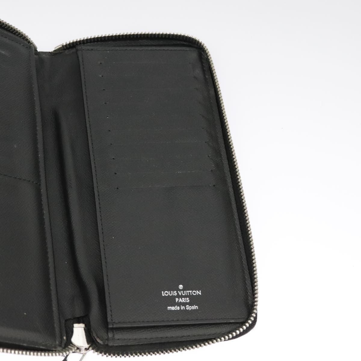 Louis Vuitton Zippy Wallet Vertical Damier Graphite Gray Canvas Wallets Accessory (Pre-Owned)